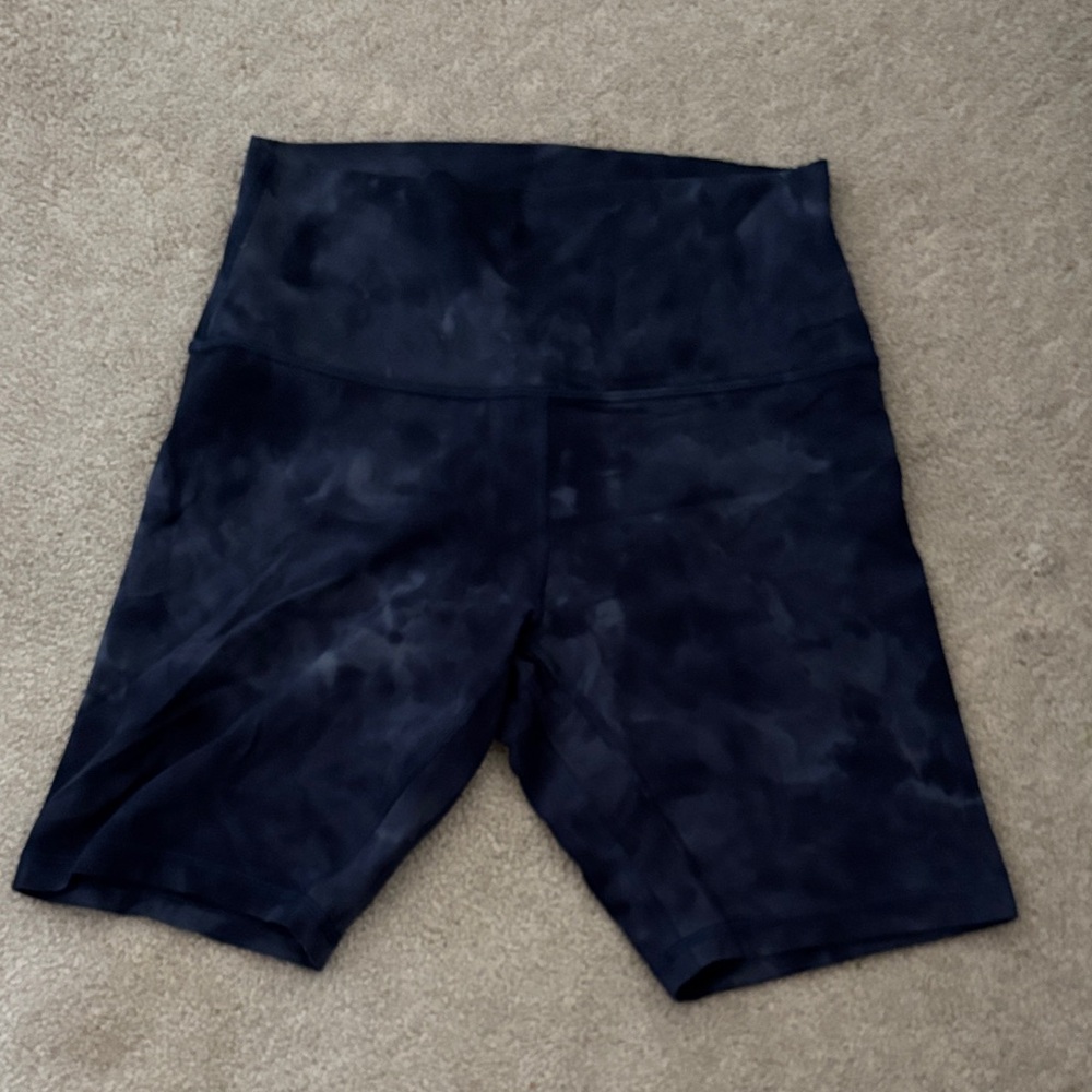Lululemon align diamond dye tye dye bike shorts
